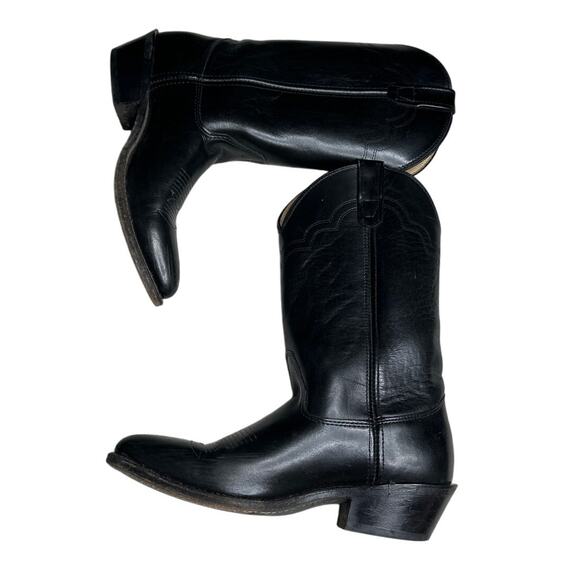 Double H Boot Company Western Black Traditional Cowboy Boots Classic Festival main image 10